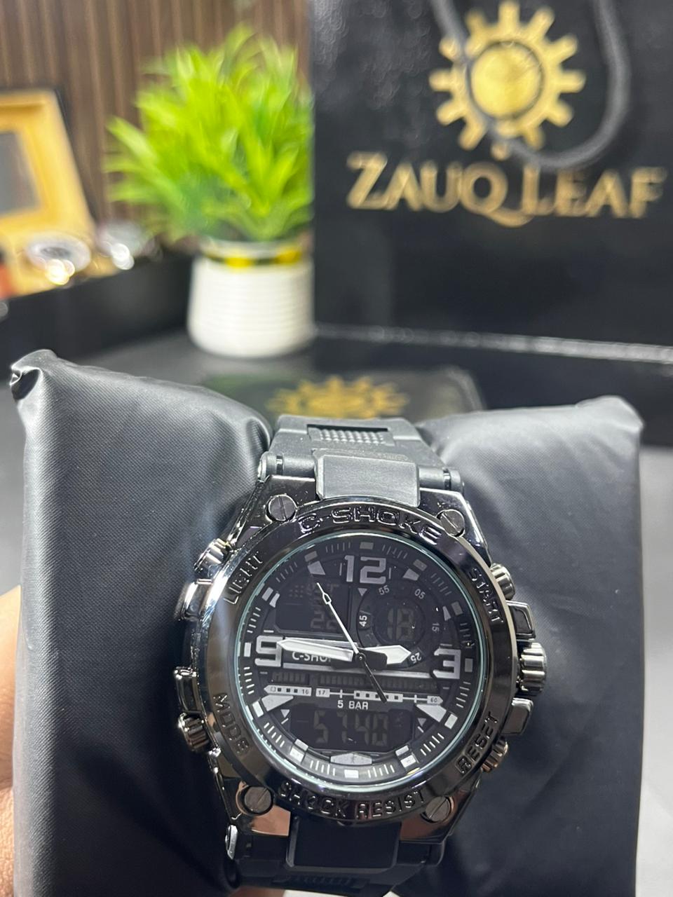 Zauqleaf C Shock  : Metallic Tactical Watch